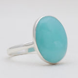 925 Sterling Silver Amazonite Rings
