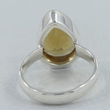 925 Sterling Silver Bear Quartz Ring