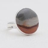 Polychrome Jasper Silver Rings