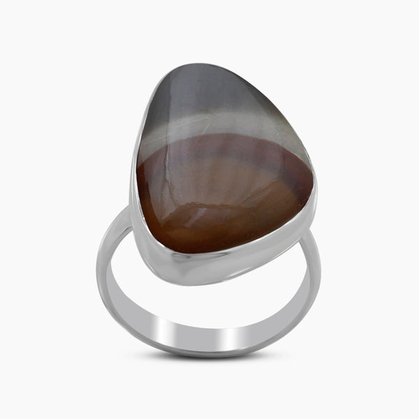 Polychrome Jasper Silver Rings