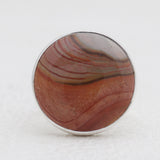 Polychrome Jasper Silver Rings