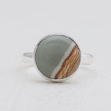 Polychrome Jasper Silver Rings
