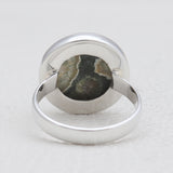 Natural Rainforest Jasper Silver Rings