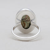 Rainforest Jasper Silver Rings