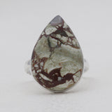 Rainforest Jasper Silver Rings