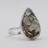 Rainforest Jasper Silver Rings