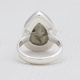 Natural Rainforest Jasper Silver Rings