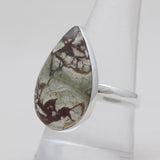 Rainforest Jasper Silver Rings