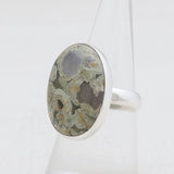 Natural Rainforest Jasper Silver Rings