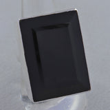 925 Sterling Silver Black Onyx Ring