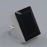 925 Sterling Silver Black Onyx Ring