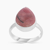 925 Sterling Silver Rhodonite Rings