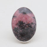 925 Sterling Silver Rhodonite Rings