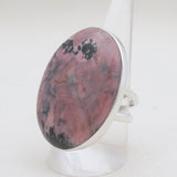 925 Sterling Silver Rhodonite Rings