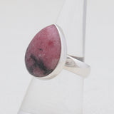 925 Sterling Silver Rhodonite Rings
