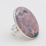 925 Sterling Silver Rhodonite Rings