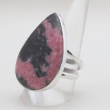925 Sterling Silver Rhodonite Rings
