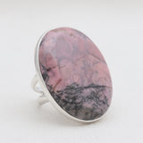 925 Sterling Silver Rhodonite Rings