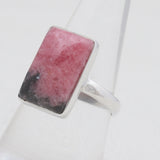 925 Sterling Silver Rhodonite Rings