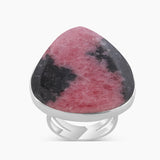 925 Sterling Silver Rhodonite Rings