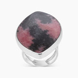 925 Sterling Silver Rhodonite Rings