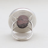 925 Sterling Silver Rhodonite Rings