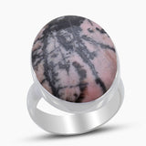 925 Sterling Silver Rhodonite Rings