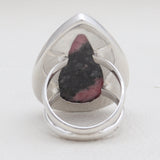 925 Sterling Silver Rhodonite Rings