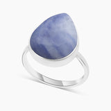 Sodalite Gemstone Sterling Silver Rings
