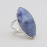Sodalite Gemstone Sterling Silver Rings