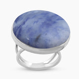 Sodalite Gemstone Sterling Silver Rings