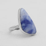 Sodalite Gemstone Sterling Silver Rings