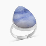 Sodalite Gemstone Sterling Silver Rings