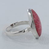 925 Sterling Silver Thulite Ring