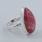925 Sterling Silver Thulite Ring