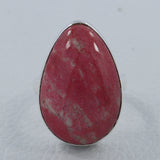 925 Sterling Silver Thulite Ring
