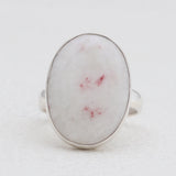 Pink Thulite Silver Rings