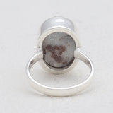 Raw Astrophyllite Gemstone Silver Rings