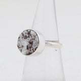 Raw Astrophyllite Gemstone Silver Rings