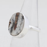 Raw Astrophyllite Gemstone Silver Rings