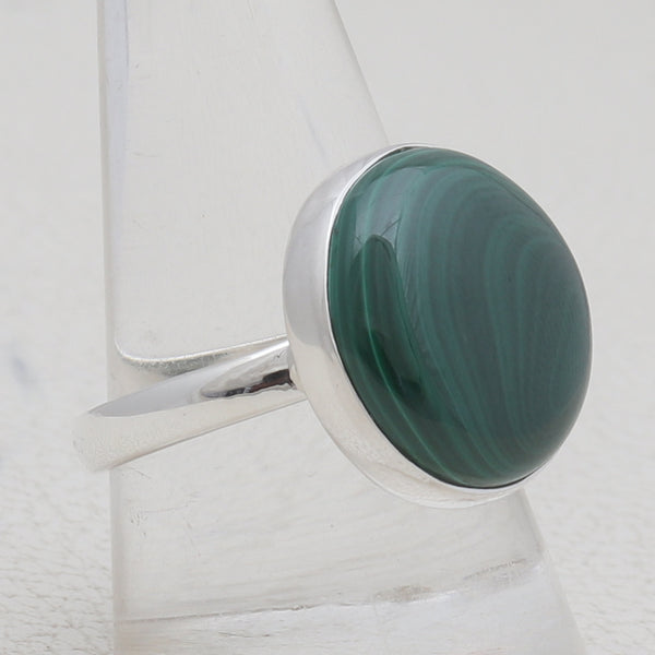 925 Sterling Silver Malachite Rings