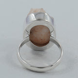 925 Silver Vanadinite Druse Ring