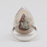 Turquoise Spiny Oyster Silver Rings