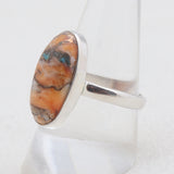 Spiny Oyster Turquoise Silver Rings