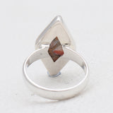 Spiny Oyster Turquoise Silver Rings