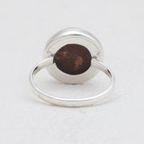 Lava Mexican Turquoise Silver Rings