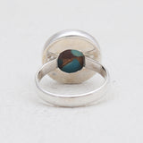 Lava Mexican Turquoise Silver Rings