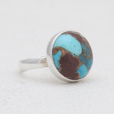 Lava Mexican Turquoise Silver Rings