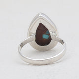 Lava Mexican Turquoise Silver Rings