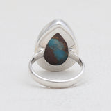 Lava Mexican Turquoise Silver Rings